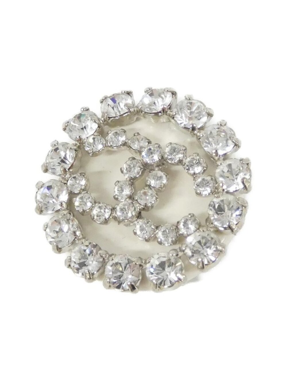 Chanel Vintage Brooch Silver